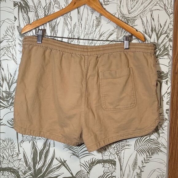 Abound XL Women's Sand Tan Drawstring Shorts - Picture 4 of 5